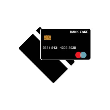 Kredi Kart Vektör Simgesi Arkaplanı