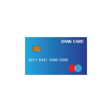 Kredi Kart Vektör Simgesi Arkaplanı