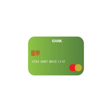 Kredi Kart Vektör Simgesi Arkaplanı