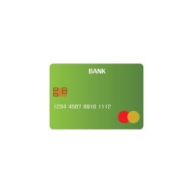 Kredi Kart Vektör Simgesi Arkaplanı