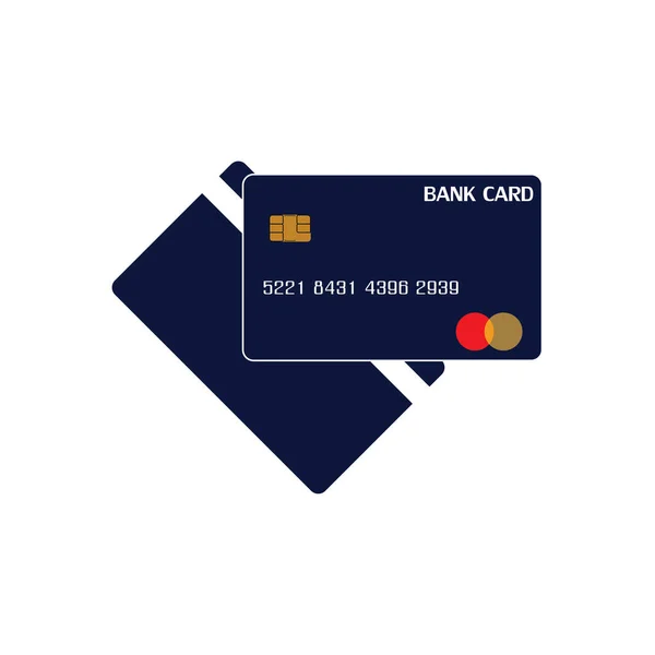 Credit Card Vector Icon Background — стоковый вектор