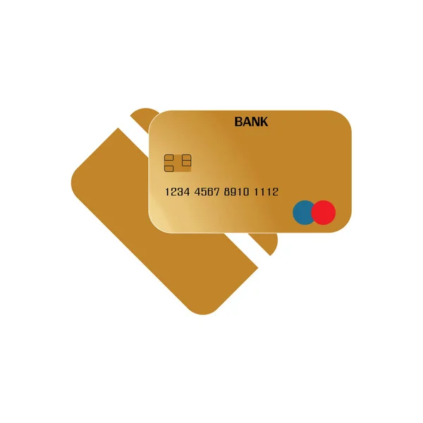 Credit Card Vector Icon Background — стоковый вектор