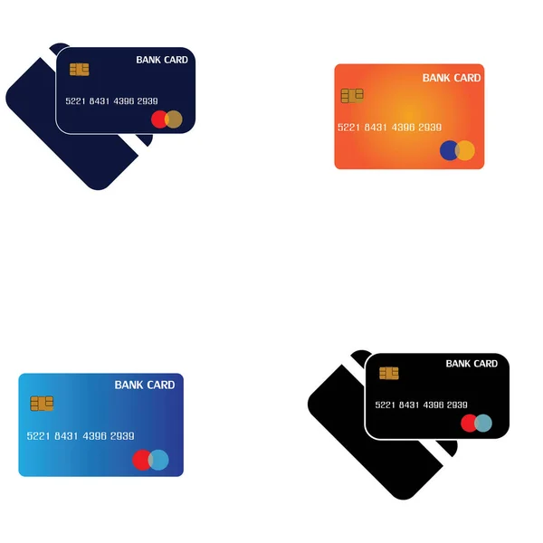 Credit Card Vector Icon Background — Stockvektor