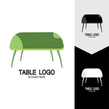 Tablo vektör logo nesne arkaplan illüstrasyonu