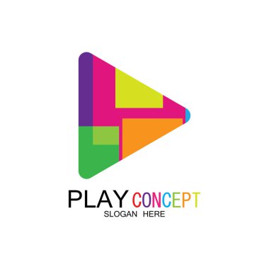 Logo tasarım konsepti vektörü Simge Simgesini oynat