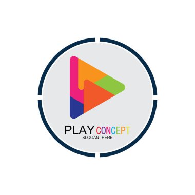 Logo tasarım konsepti vektörü Simge Simgesini oynat