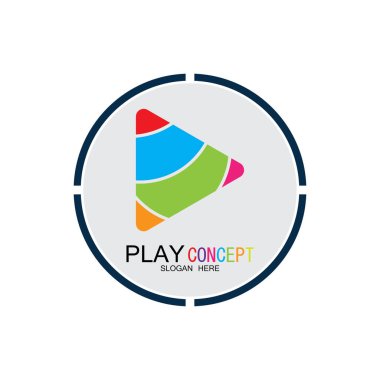 Logo tasarım konsepti vektörü Simge Simgesini oynat