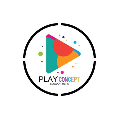Logo tasarım konsepti vektörü Simge Simgesini oynat