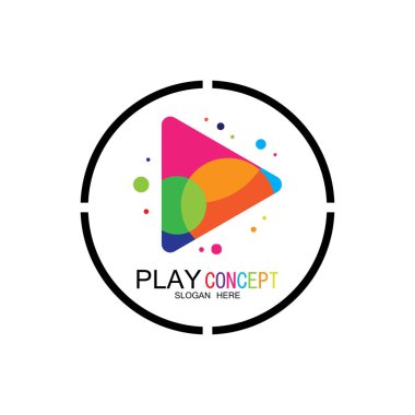 Logo tasarım konsepti vektörü Simge Simgesini oynat