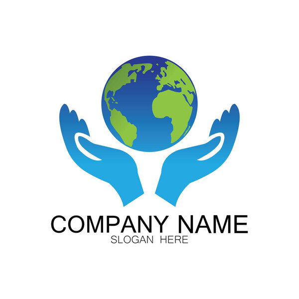 World logo designs vector icon