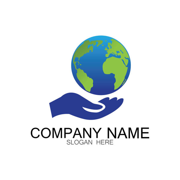 World logo designs vector icon