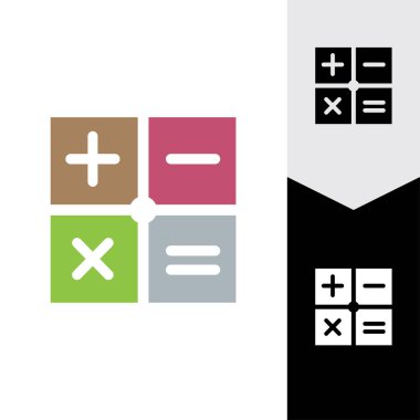 Hesap makinesi vektör şablon arkaplanı