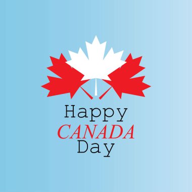 CANADA GÜNÜ VECTOR İKON BAKANLIĞI