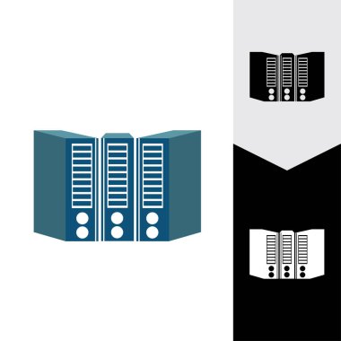 Basit klasör. Ofis dizin ikonu vektörü