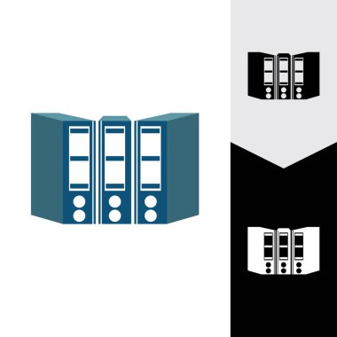 Basit klasör. Ofis dizin ikonu vektörü