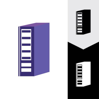 Basit klasör. Ofis dizin ikonu vektörü