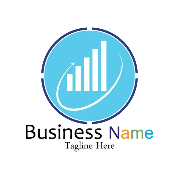 Business Marketing Finance Vektorové Logo Design Šablony — Stockový vektor