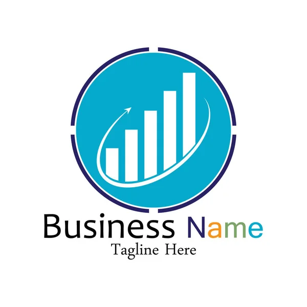 Business Marketing Und Finanzen Vektor Logo Konzept Vorlage Design — Stockvektor