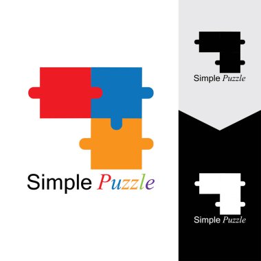 Bulmaca vektör resimleme arkaplanı