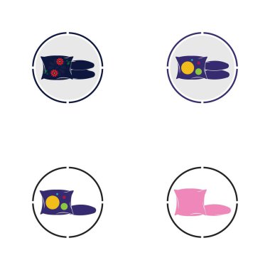 Yastık Logosu Vektör Simgesi şablonu