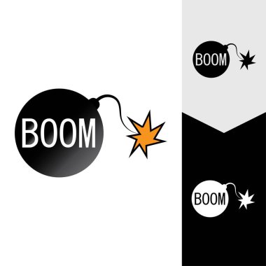 Boom Simge vektör arkaplanı