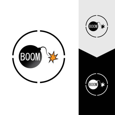 Boom Simge vektör arkaplanı