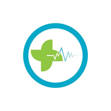 Sağlık Tıbbi Logosu vektör illüstrasyon tasarımı