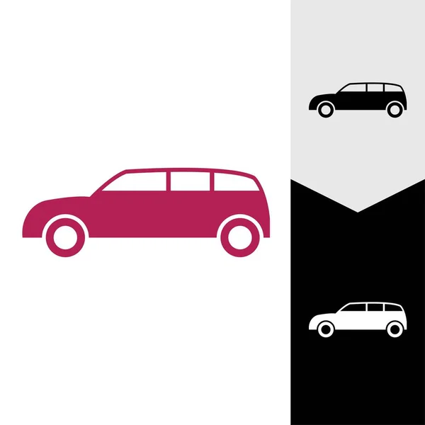 Car Vector Illustration Icon Design — Stockový vektor