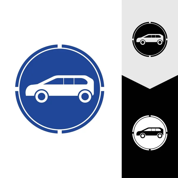 Coche Vector Ilustración Icono Diseño — Vector de stock