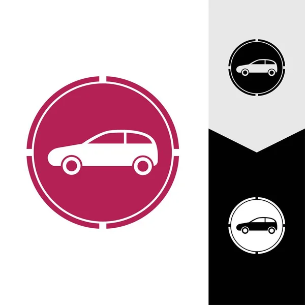 Coche Vector Ilustración Icono Diseño — Vector de stock