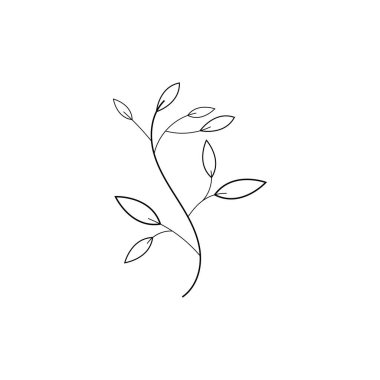 Güzellik çiçek ikonu tasarım şablonu