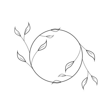 Güzellik çiçek ikonu tasarım şablonu