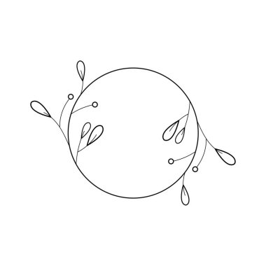 Güzellik çiçek ikonu tasarım şablonu