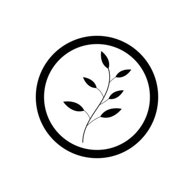 Güzellik çiçek ikonu tasarım şablonu