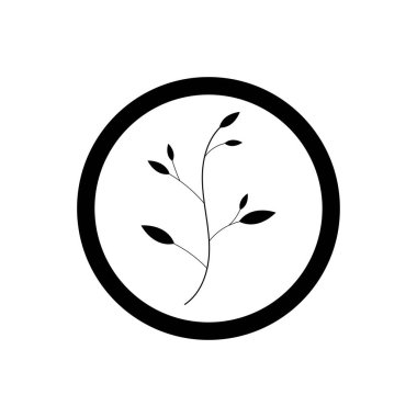 Güzellik çiçek ikonu tasarım şablonu