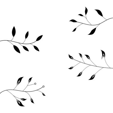 Güzellik çiçek ikonu tasarım şablonu