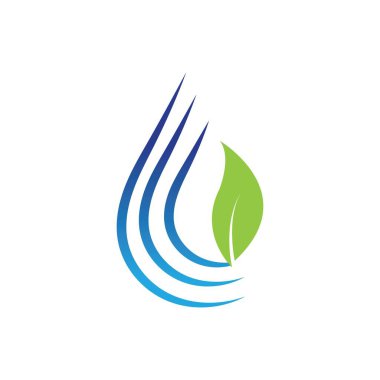 su damlası Logo Şablonu vektör çizimi tasarımı