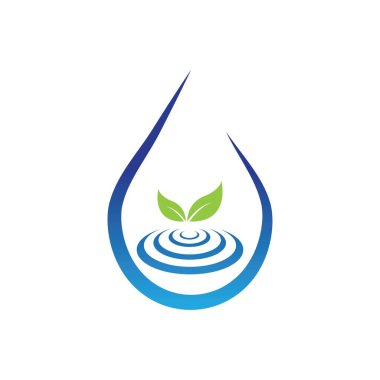 su damlası Logo Şablonu vektör çizimi tasarımı