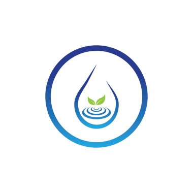 su damlası Logo Şablonu vektör çizimi tasarımı