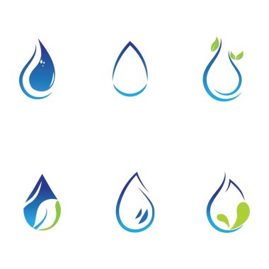 su damlası Logo Şablonu vektör çizimi tasarımı