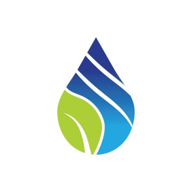 su damlası Logo Şablonu vektör çizimi tasarımı