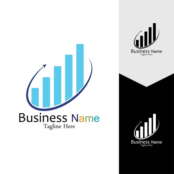 Business Marketing Und Finanzen Vektor Logo Konzept Vorlage Design — Stockvektor