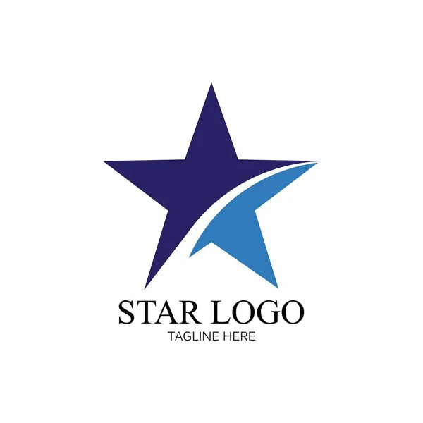 Icono Estrella Plantilla Vector Ilustración Diseño — Vector de stock