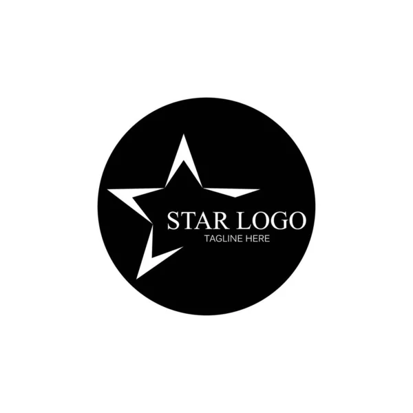 Star Icon Sablon Vektor Illusztráció Tervezés — Stock Vector