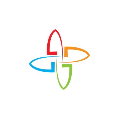 Topluluk, ağ ve sosyal simge tasarım şablonu