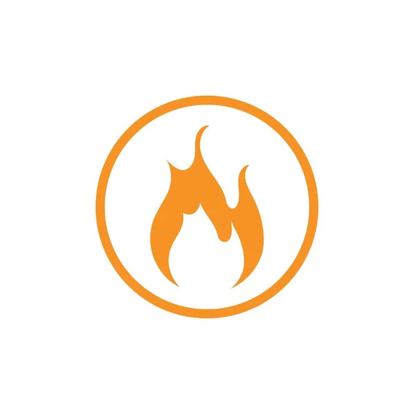 Obrázek Vektorové Ikony Loga Požáru — Stockový vektor
