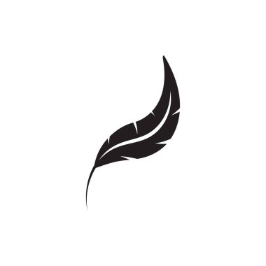 Tüy logo vektör şablonu