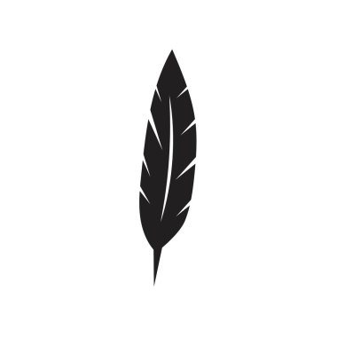 Tüy logo vektör şablonu
