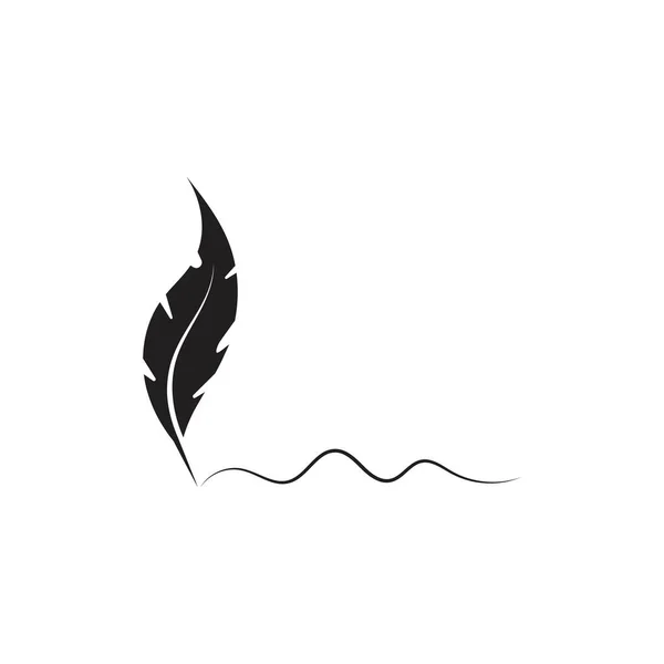 Πρότυπο Διάνυσμα Λογότυπο Φτερό — Διανυσματικό Αρχείο