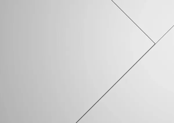 Rendering Von Minimaler Farbenfroher Weißer Hellgrauer Papierzusammensetzung Hintergrund Mit Kopierraum — Stockfoto